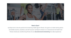 Desktop Screenshot of gymspot.com